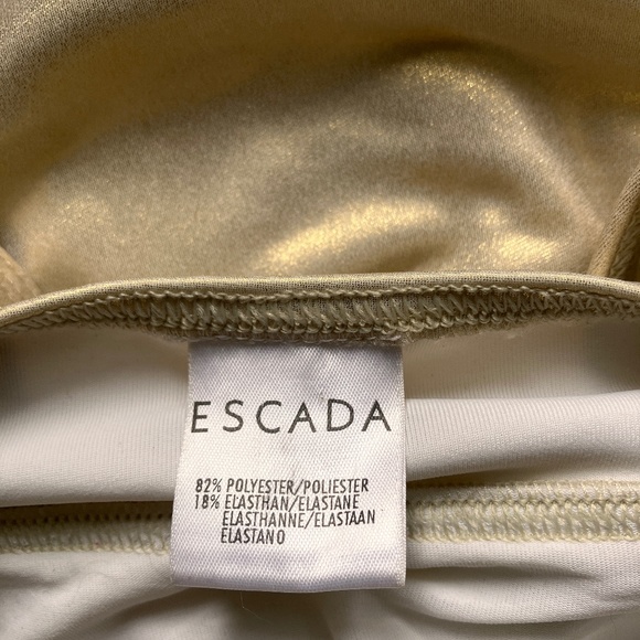 Gold Escada swimsuit - Picture 3 of 8